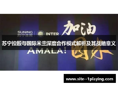 苏宁控股与国际米兰深度合作模式解析及其战略意义