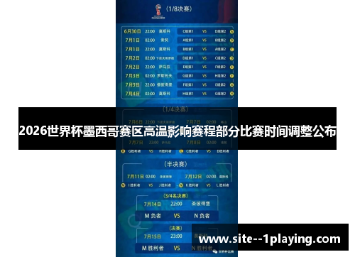 2026世界杯墨西哥赛区高温影响赛程部分比赛时间调整公布 2026世界杯墨西哥赛区高温影响赛程部分比赛时间调整公布